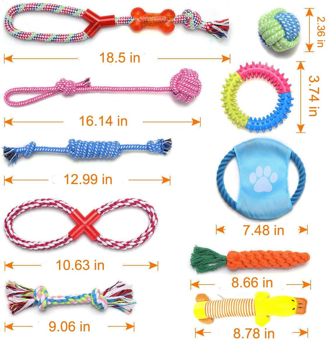 15pcs Puppy Toy Bundle