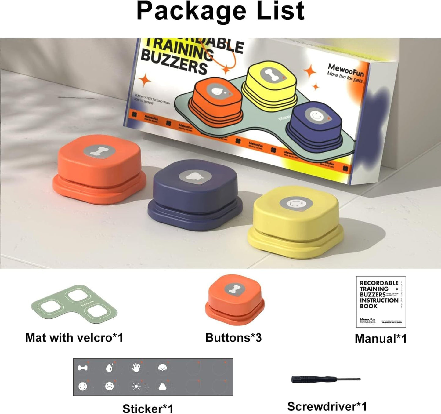 Talking Buttons Set