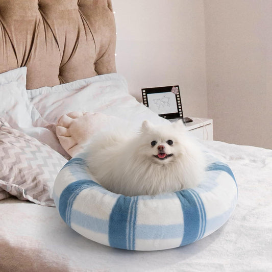 Plush Round Pet Bed