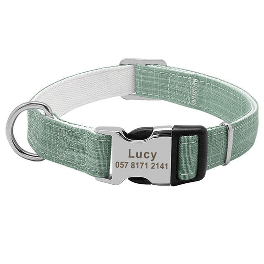 Dog Tag Custom Collar