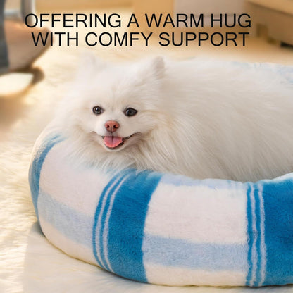 Plush Round Pet Bed