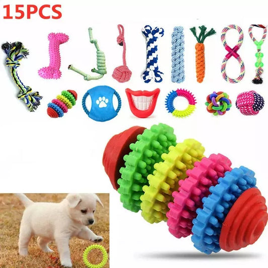 15pcs Puppy Toy Bundle